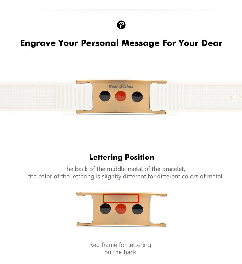 Power Ionics 3000 iones/cc Ironman Titanio Germanio FIR Fibra de Carbono Bio Reloj Pulsera de Golf con Grabado Grabado Gratis