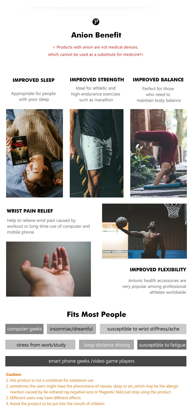 Power Ionics 3000 iones/cc Ironman Titanio Germanio FIR Fibra de Carbono Bio Reloj Pulsera de Golf con Grabado Grabado Gratis