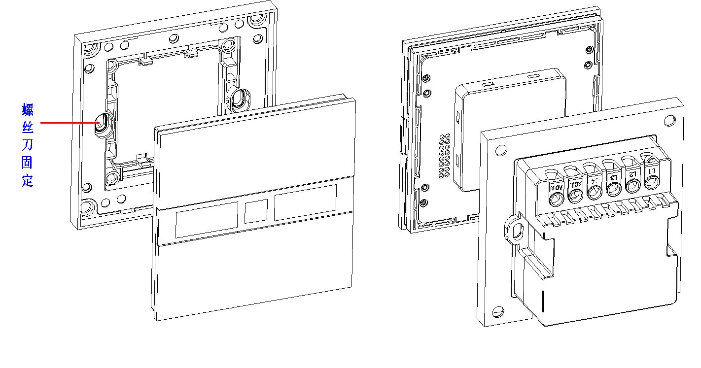 F3-pro Tuya Smart Central Control Panel ZigBee Wall Switch Home Automation Wireless Lighting Control System
