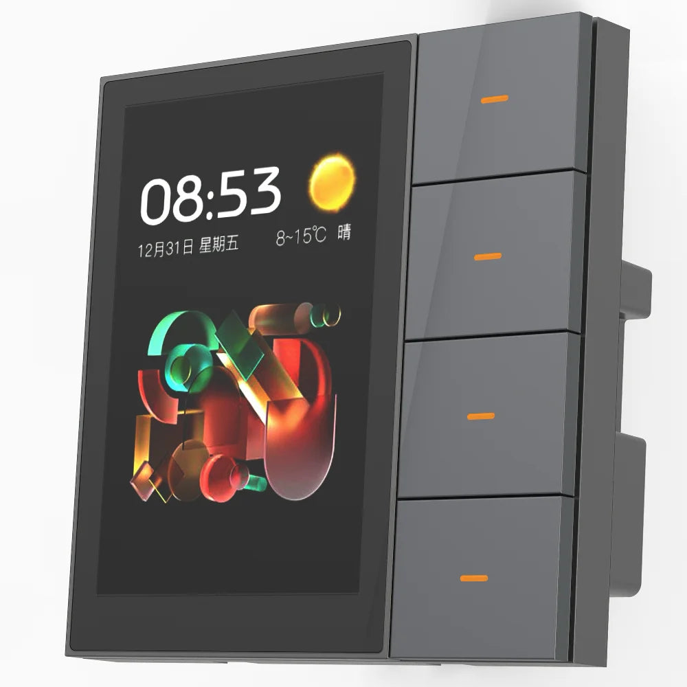 F3-pro Tuya Smart Central Control Panel ZigBee Wall Switch Home Automation Wireless Lighting Control System