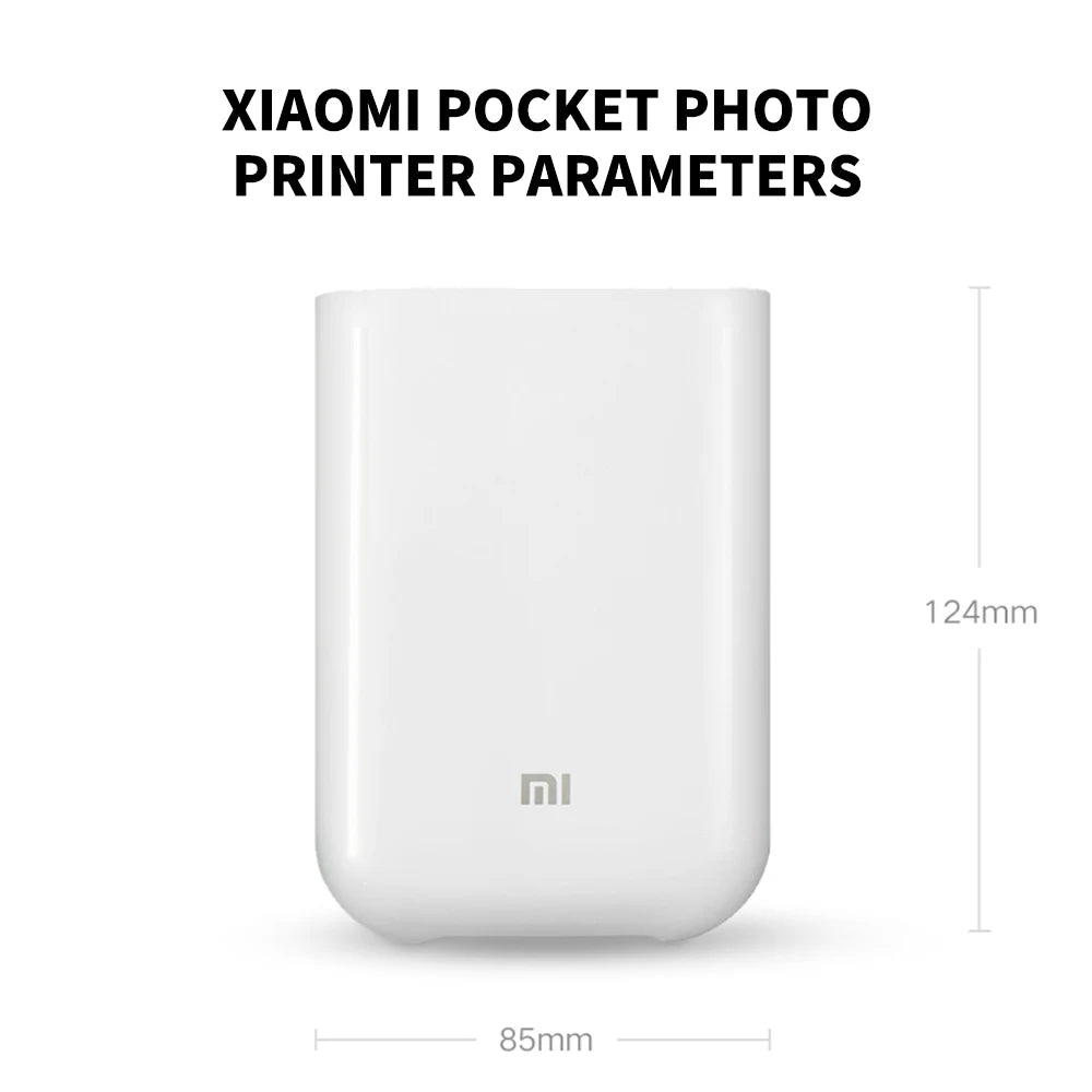 Xiaomi mijia AR Printer 300dpi Portable Photo Mini Pocket With Share 500mAh Picture Printer Pocket Printer Work With Mihome APP