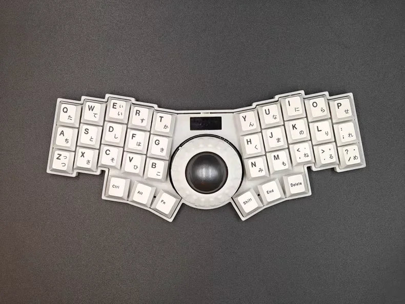 C35 Ball Keyboard Trackball Wired Keyboard Kit With Oled Rp2040 Supports Vial Mechanical Keyboad Rgb Matrix Lighting 10 Layers