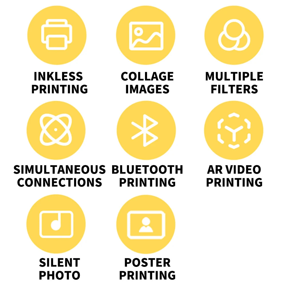 Xiaomi mijia AR Printer 300dpi Portable Photo Mini Pocket With Share 500mAh Picture Printer Pocket Printer Work With Mihome APP