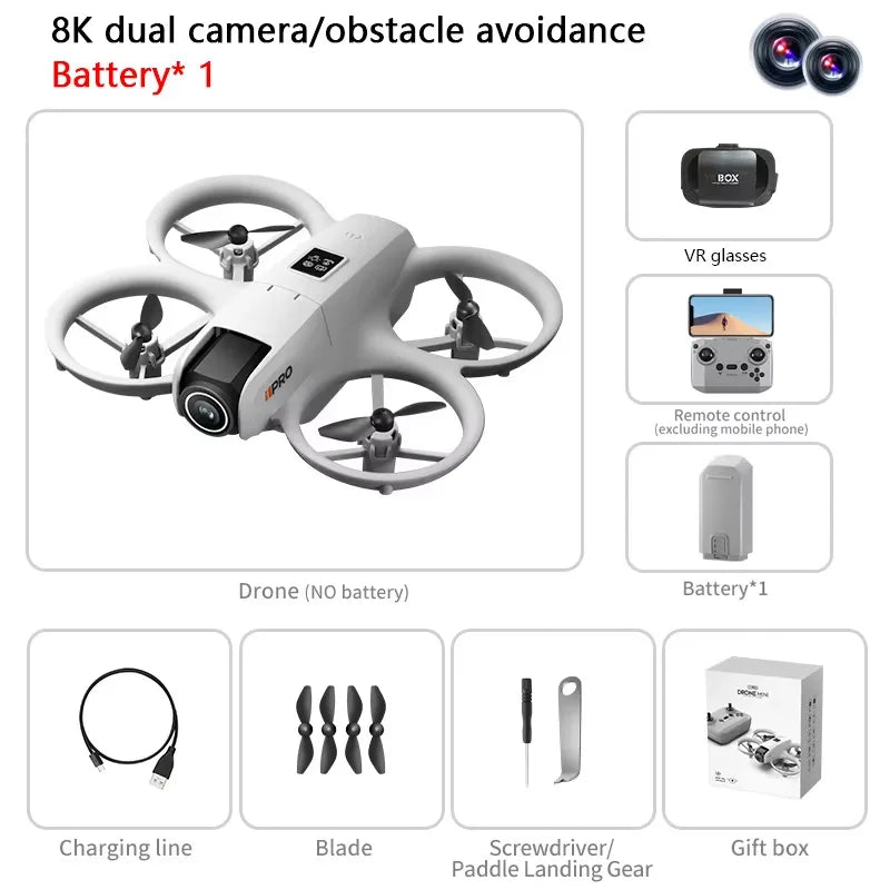 Xiaomi i1PRO Drone 8K HD Camera Professional 5G WIFI Brushless FPV UAV With Screen Remote Control Avoidance Aerial UAV RC20000M