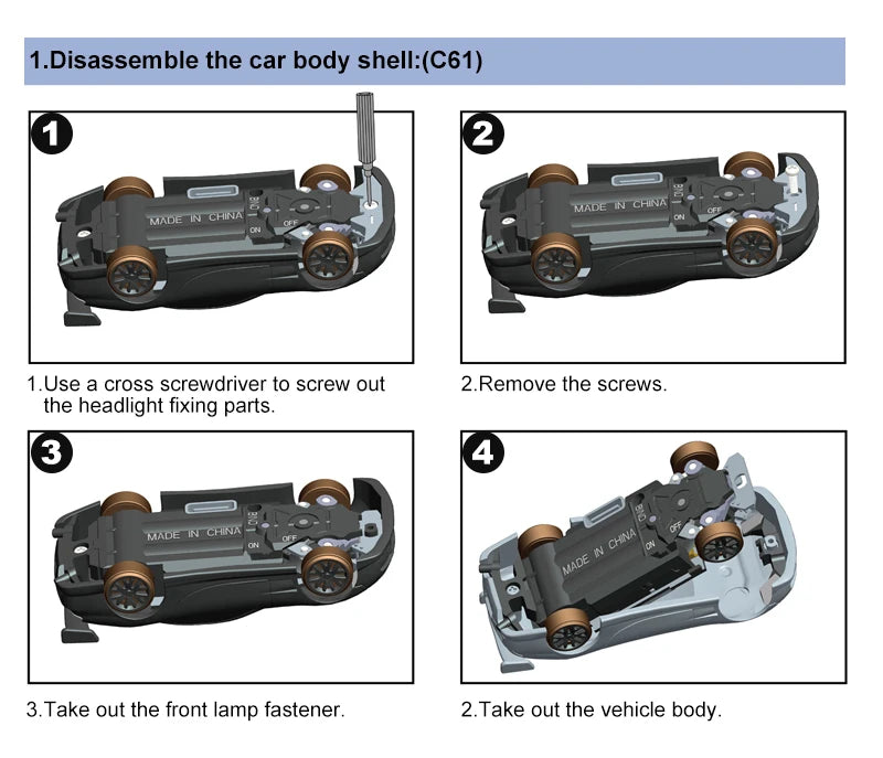 TURBO RACING C61 C62 C63 C64 C74 1/76 MINI RC Electric Remote Control Model Car Drift Racing Adult Desktop Toys