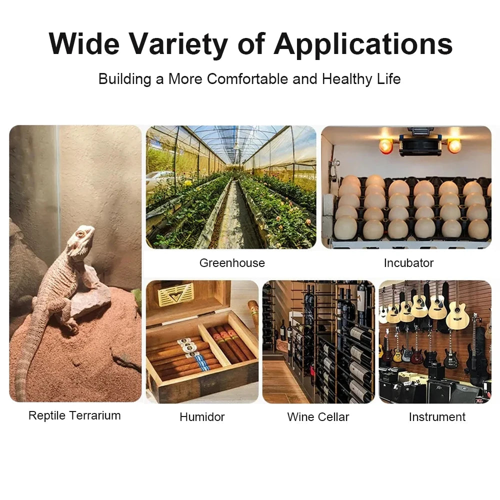 Weather Station RF433 Wireless Indoor Room Thermometer Digital WIFI Temperature Hygrometer Multiple Outdoor Sensors Smart Life