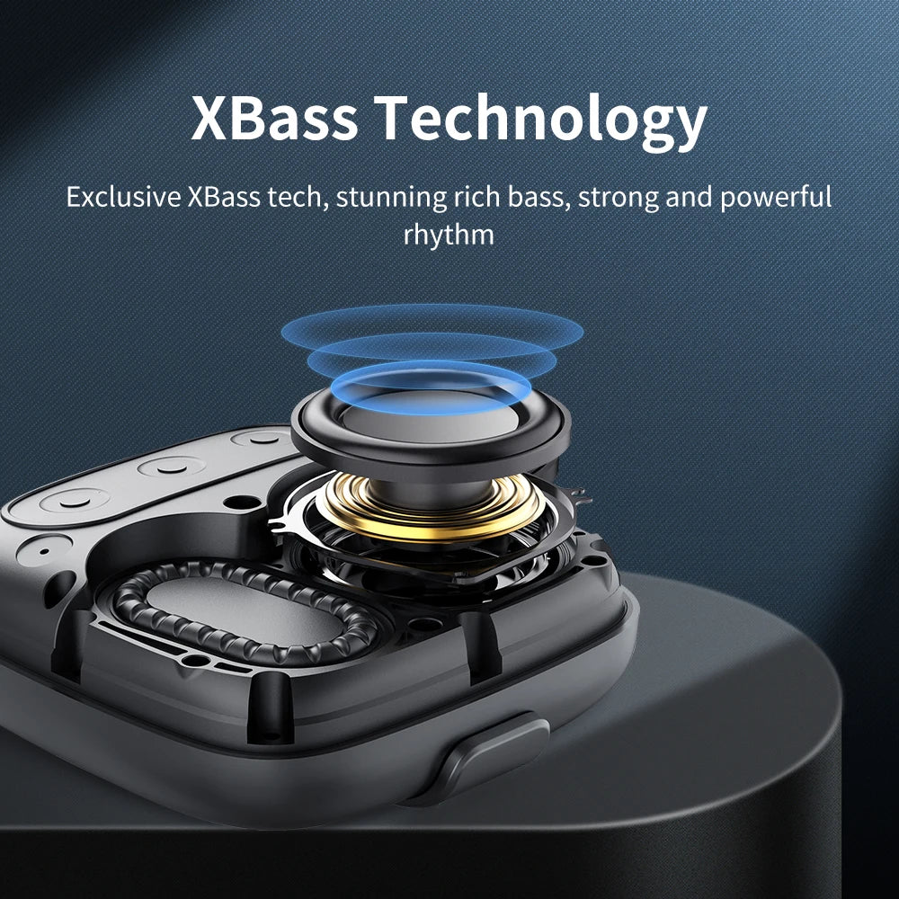 Tribit StormBox Micro 2 Portable Bluetooth Speaker with Deep Bass 10W Power IP67 Waterproof Small Outdoor Speaker Built-in Strap