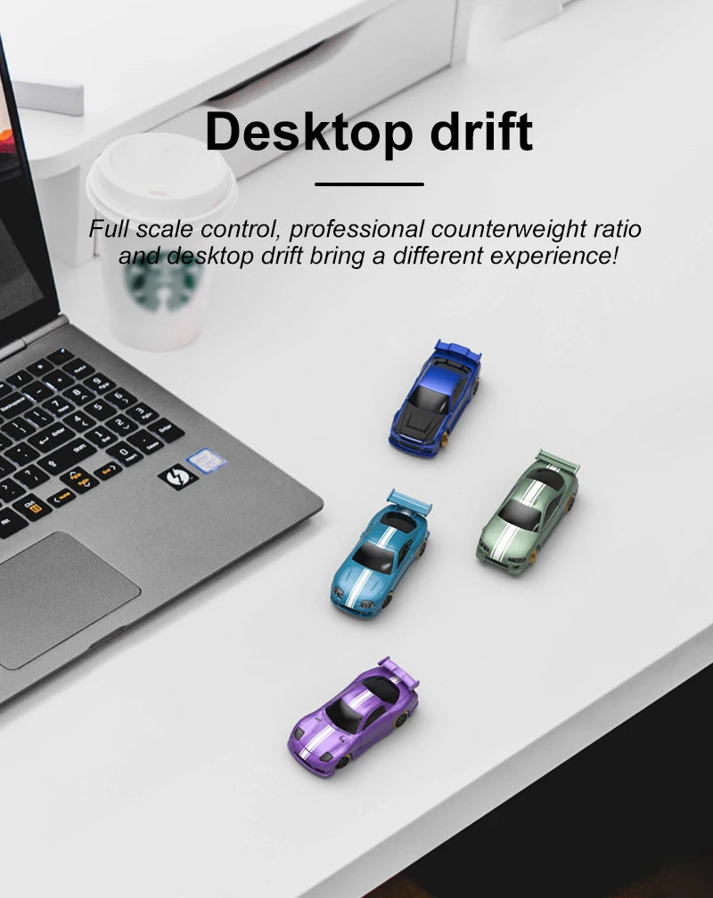 TURBO RACING C61 C62 C63 C64 C74 1/76 MINI RC Electric Remote Control Model Car Drift Racing Adult Desktop Toys