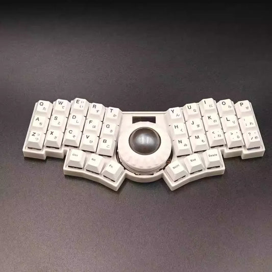 C35 Ball Keyboard Trackball Wired Keyboard Kit With Oled Rp2040 Supports Vial Mechanical Keyboad Rgb Matrix Lighting 10 Layers