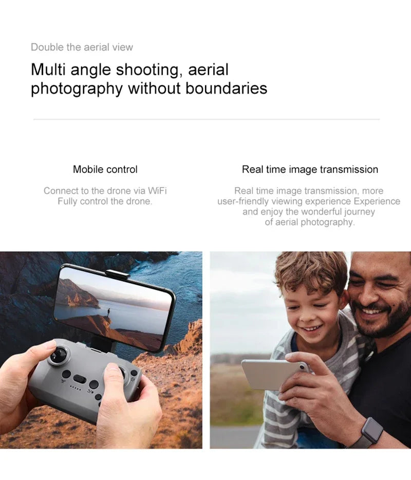 Xiaomi D16 Mini Drone 8K HD Dual Camera Profesional 180° Electric Adjustable GPS Positioning Obstacle avoidance Bushless UAV