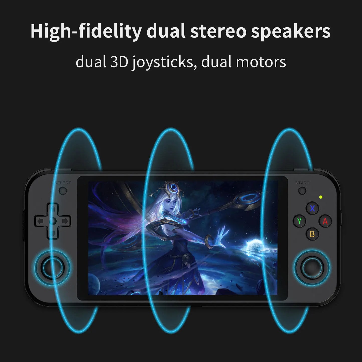 ANBERNIC RG552  Handheld Game Console 5.36‘’ IPS Screen Android Linux Dual Systems Retro Video Game Player Built in 4000+ Games