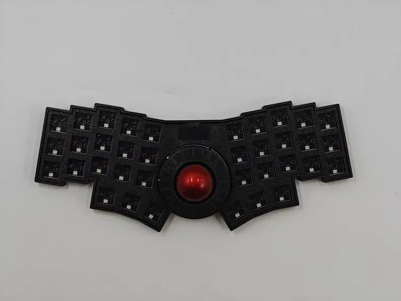 C35 Ball Keyboard Trackball Wired Keyboard Kit With Oled Rp2040 Supports Vial Mechanical Keyboad Rgb Matrix Lighting 10 Layers