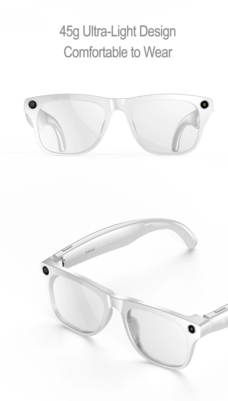 Xiaomi Mijia 4K HD Color Changing AI Smart Glasses Chat GPT 100MP Camera Bluetooth Call Voice Assistant  Control Smart Glasses