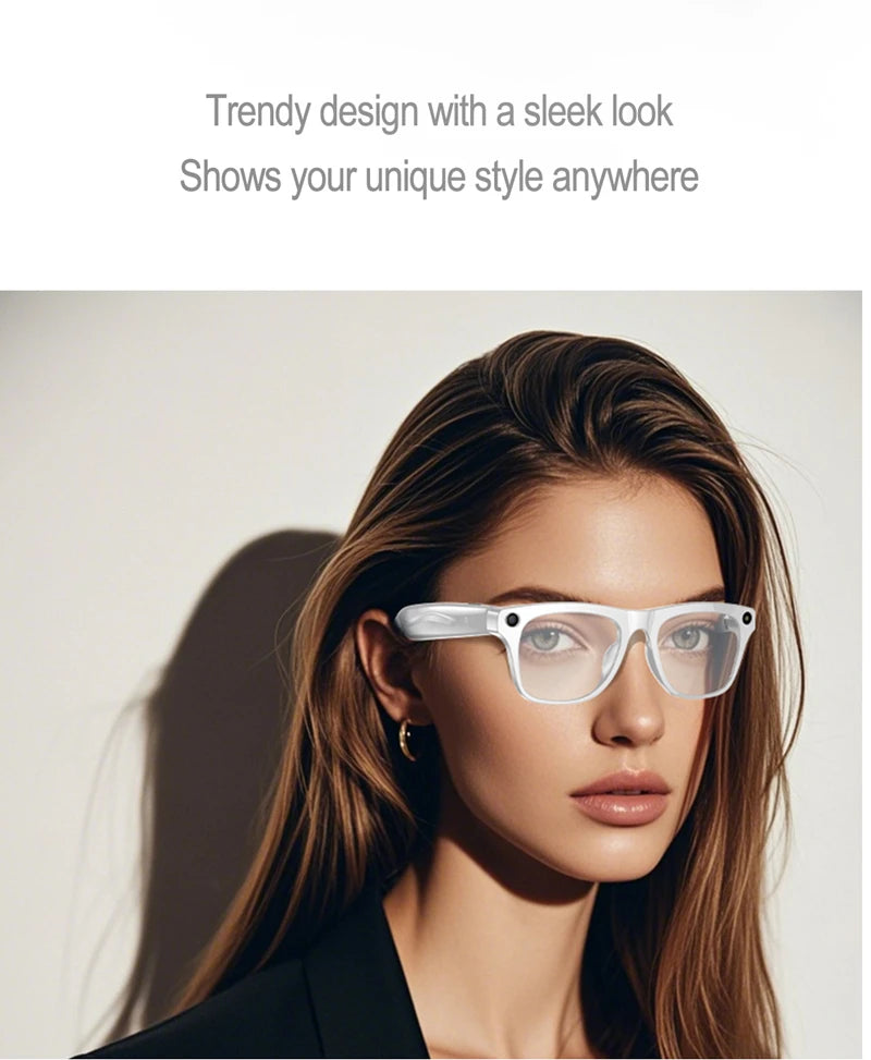 Xiaomi Mijia 4K HD Color Changing AI Smart Glasses Chat GPT 100MP Camera Bluetooth Call Voice Assistant  Control Smart Glasses