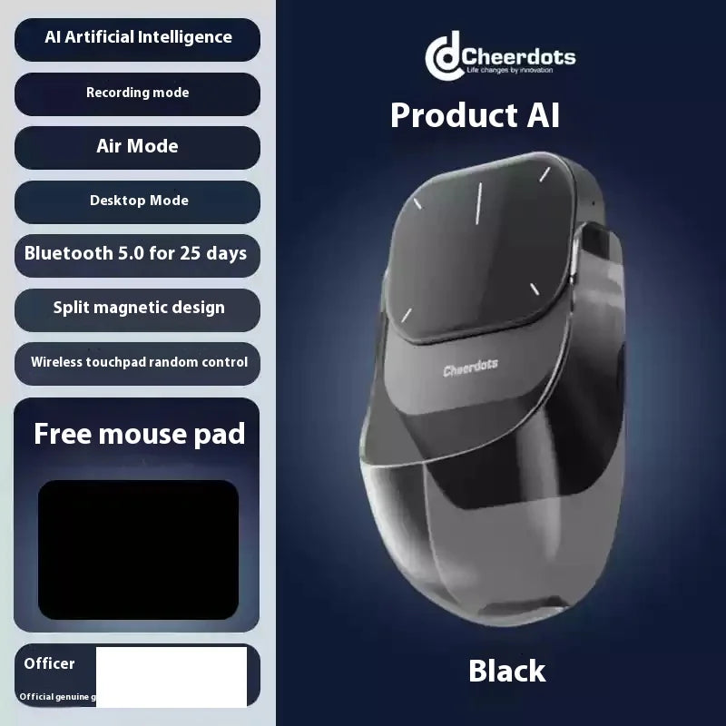 Cheerdots2 Split Air Notebook Wireless Mouse Speech Pen Mute Bluetooth Ai Intelligent Laser Ppt Flip The Page Brush The Video