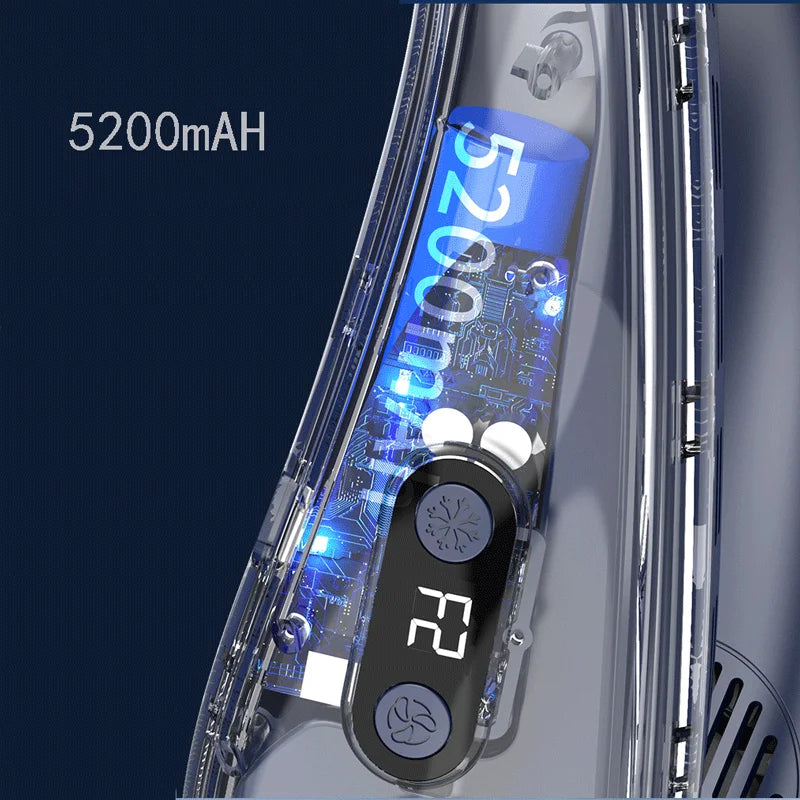 New Neck Air Conditioner Portable Neck Fan Rechargeable Semiconductor Cooling Bladeless Fan Wearable Cooler multi purpose