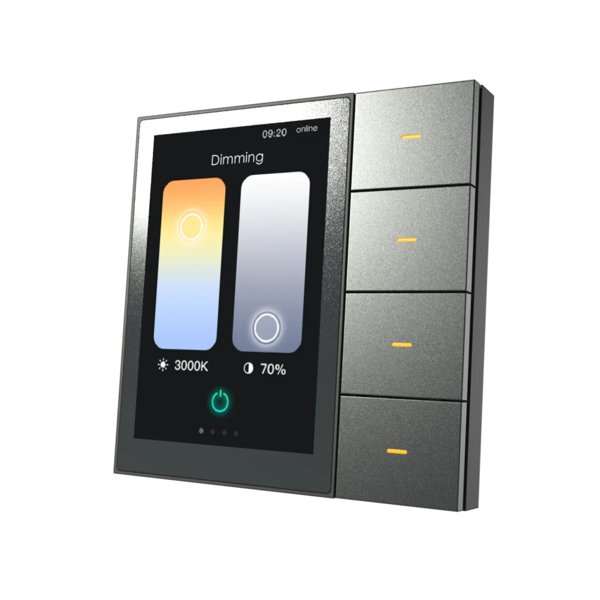 F3-pro Tuya Smart Central Control Panel ZigBee Wall Switch Home Automation Wireless Lighting Control System