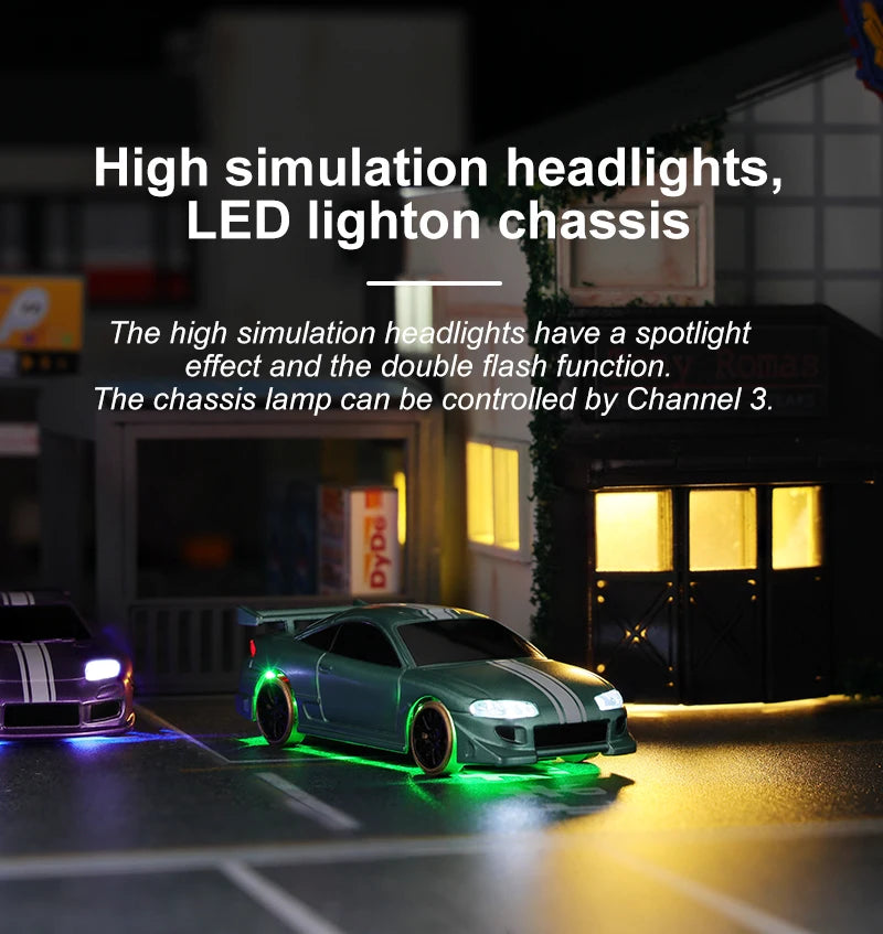 TURBO RACING C61 C62 C63 C64 C74 1/76 MINI RC Electric Remote Control Model Car Drift Racing Adult Desktop Toys