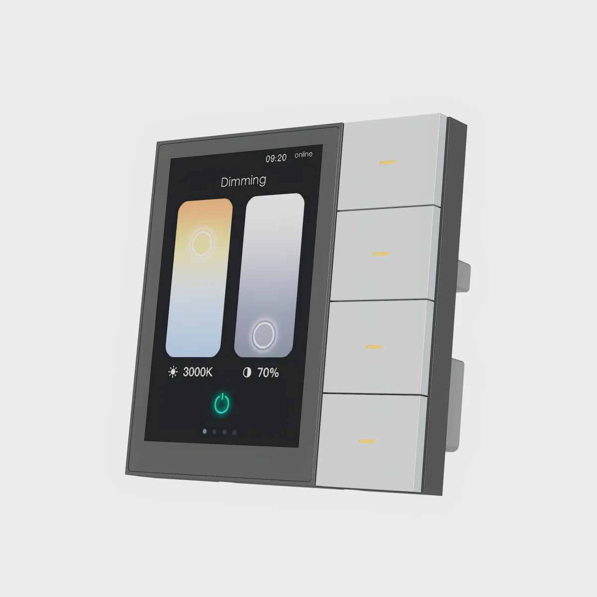 F3-pro Tuya Smart Central Control Panel ZigBee Wall Switch Home Automation Wireless Lighting Control System