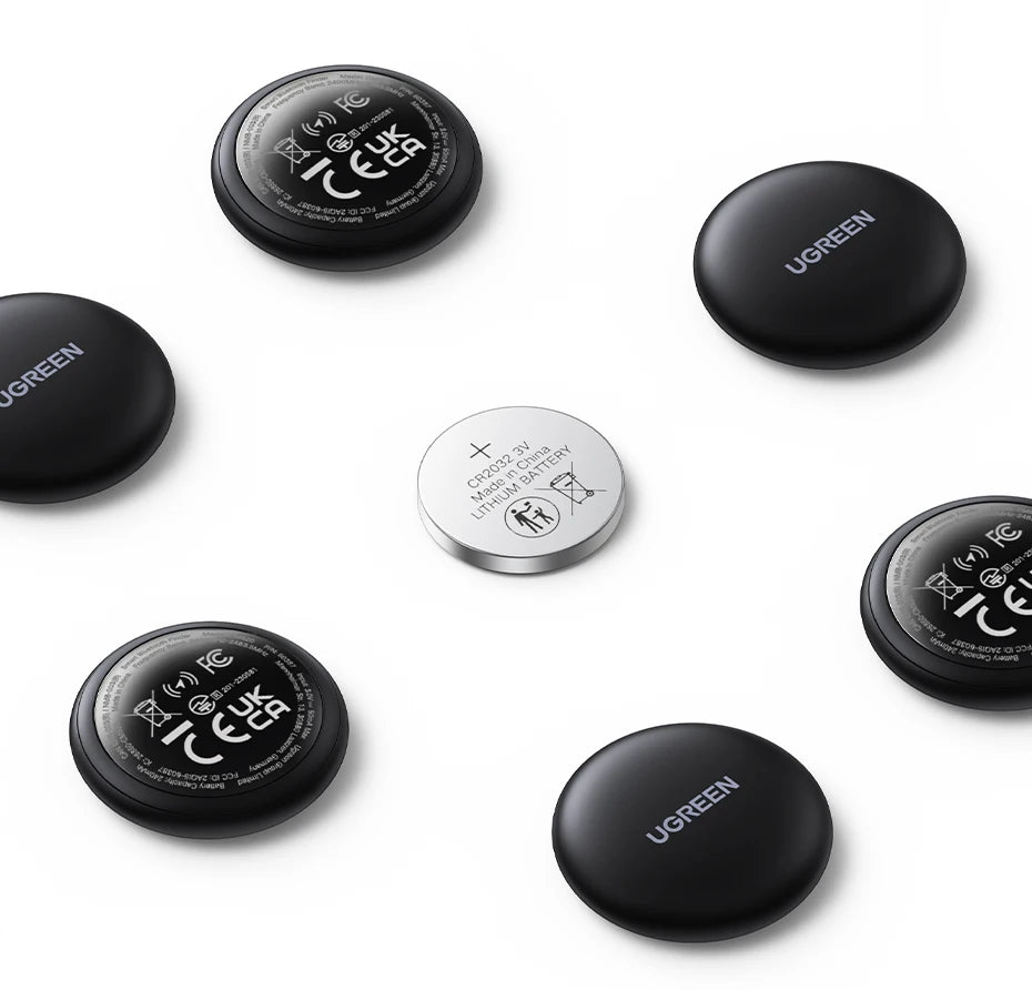 UGREEN Finder Security SmartTrack Link SmartTag With Apple Find My Key Bluetooth Tracker For Earbud Luggage MFi Phone Finder IOS