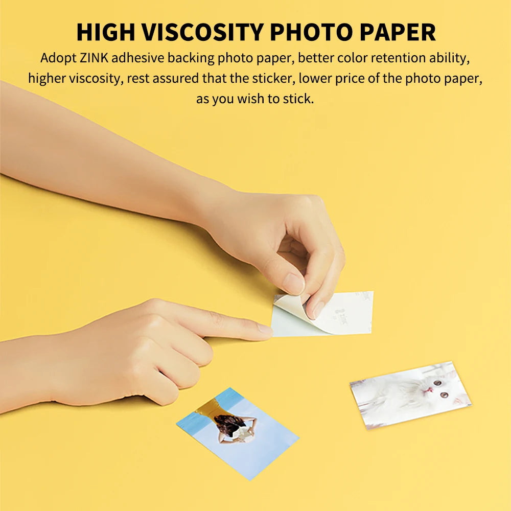 Xiaomi mijia AR Printer 300dpi Portable Photo Mini Pocket With Share 500mAh Picture Printer Pocket Printer Work With Mihome APP