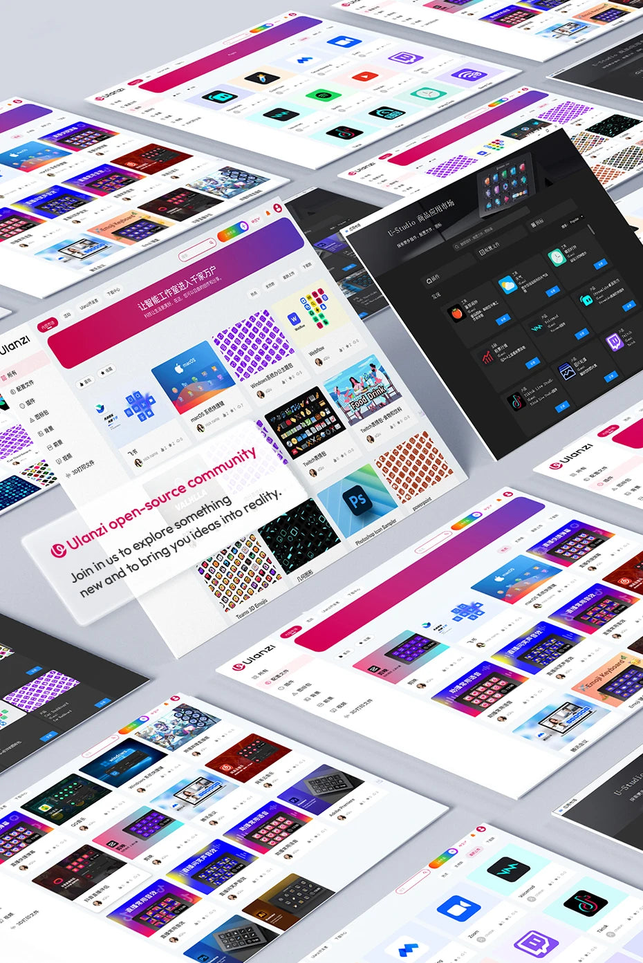 Ulanzi D200 Live Streaming Controller 13 LCD Keys for Gaming Office Work Vlog Content Creation Photo Video Editing