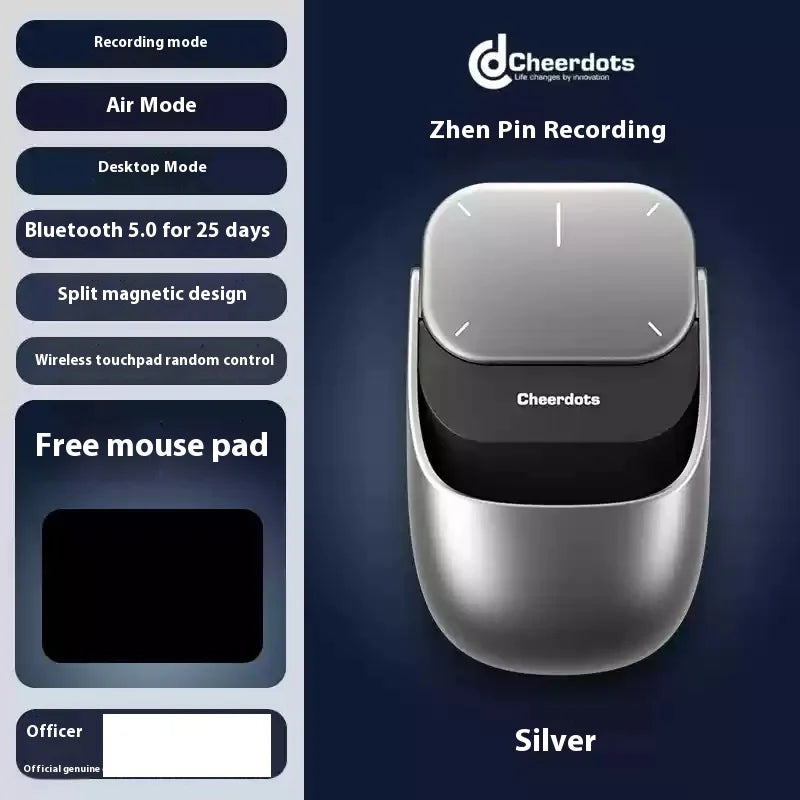Cheerdots2 Split Air Notebook Wireless Mouse Speech Pen Mute Bluetooth Ai Intelligent Laser Ppt Flip The Page Brush The Video