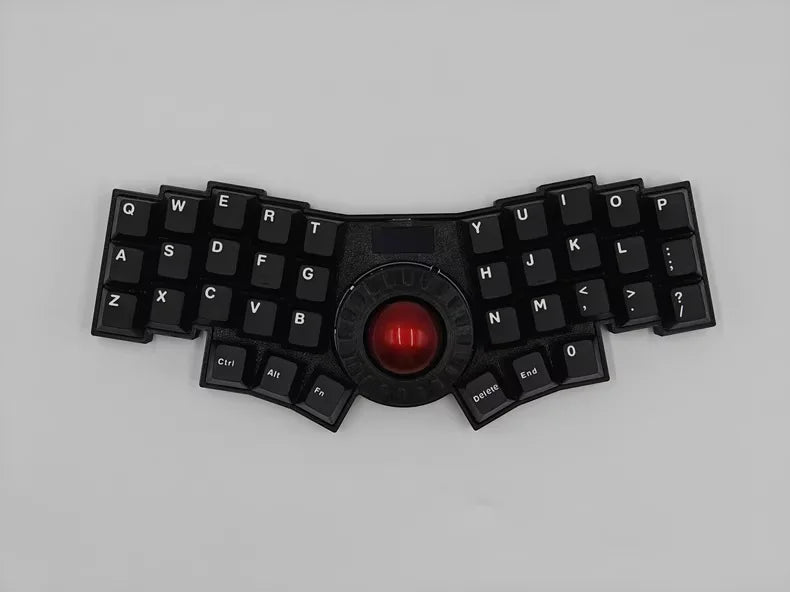 C35 Ball Keyboard Trackball Wired Keyboard Kit With Oled Rp2040 Supports Vial Mechanical Keyboad Rgb Matrix Lighting 10 Layers
