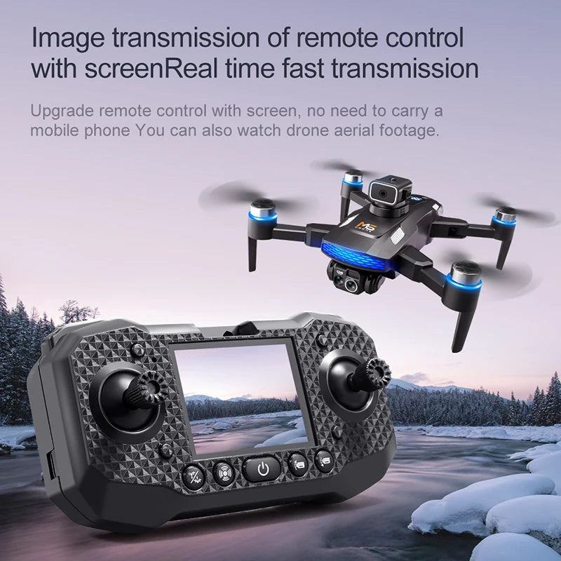 Xiaomi New M6 Drone Professional 8K Camera Dron 5G WIFI FPV UAV With screen remote control RC Dron avoidance Aerial Quadcopter